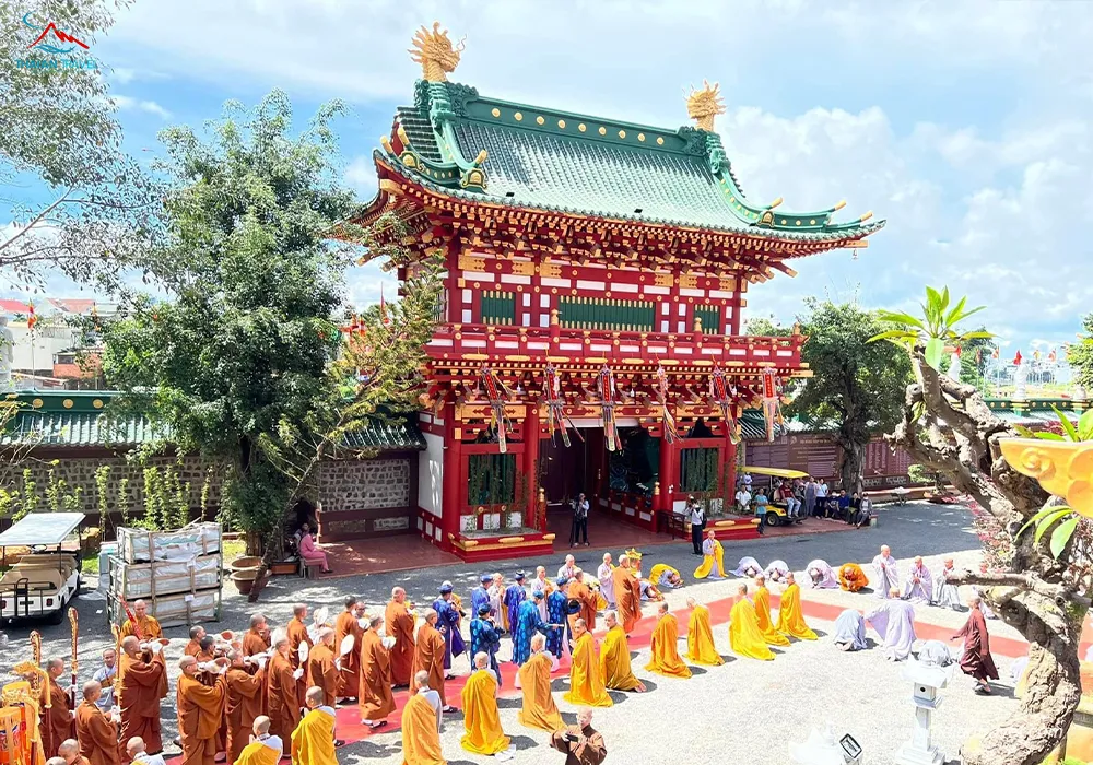 Chùa Minh Thành nhộn nhịp mỗi dịp Tết đến để cầu cho một năm mới bình an, thuận lợi
