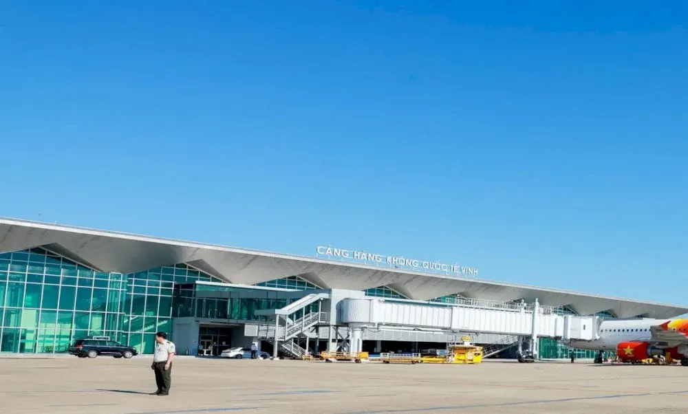 Dễ dàng di chuyển từ sân bay Vinh về trung tâm chỉ cách khoảng 7km