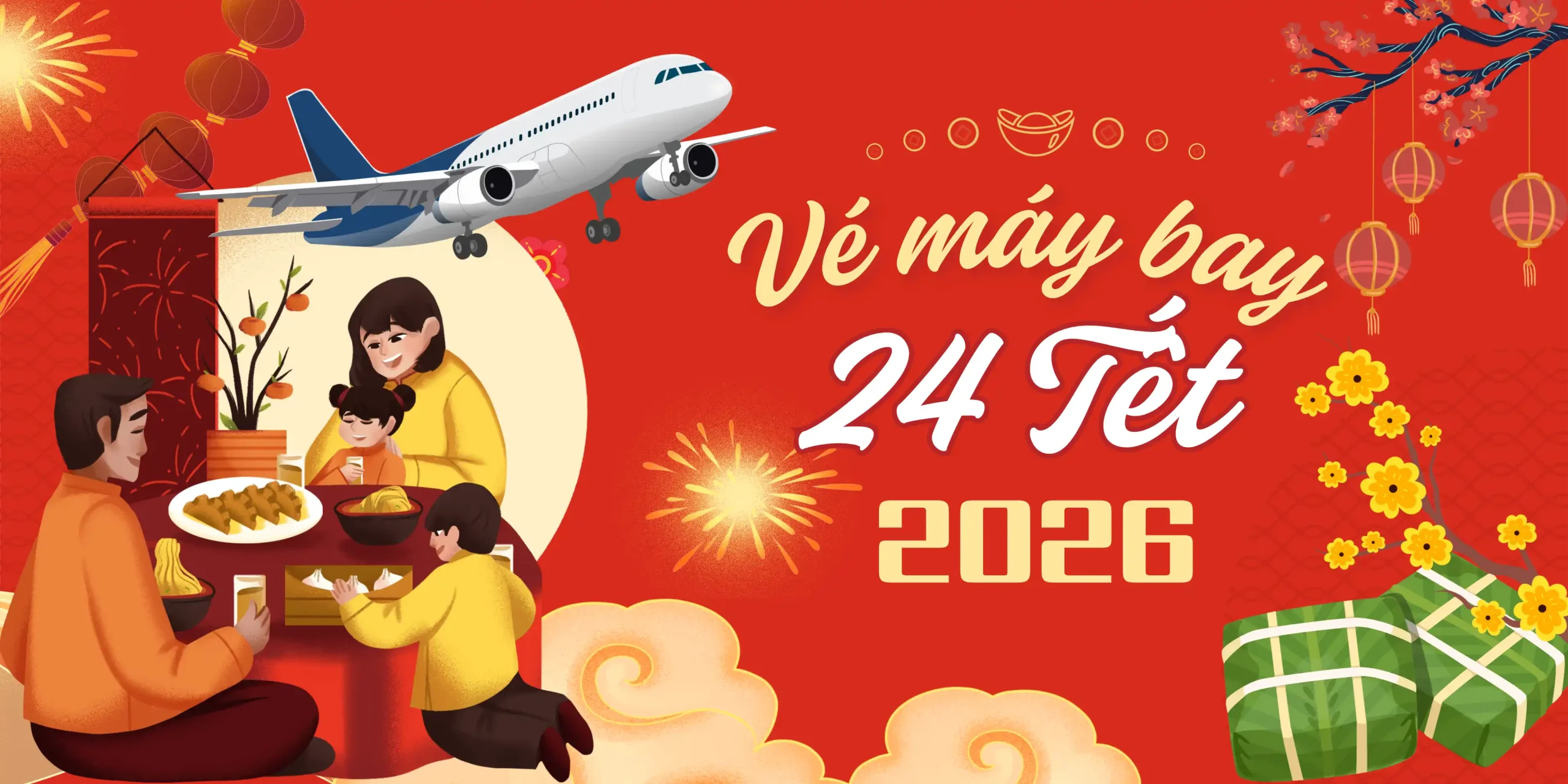Cập nhật vé máy bay ngày 24 Tết giá rẻ nhất 