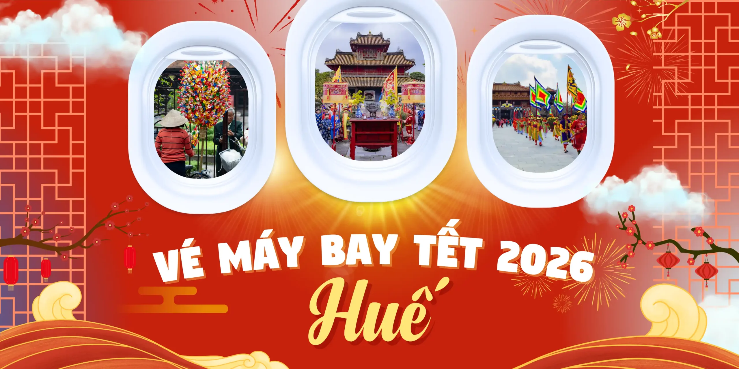 Vé máy bay Tết đi Huế giá rẻ bất ngờ!
