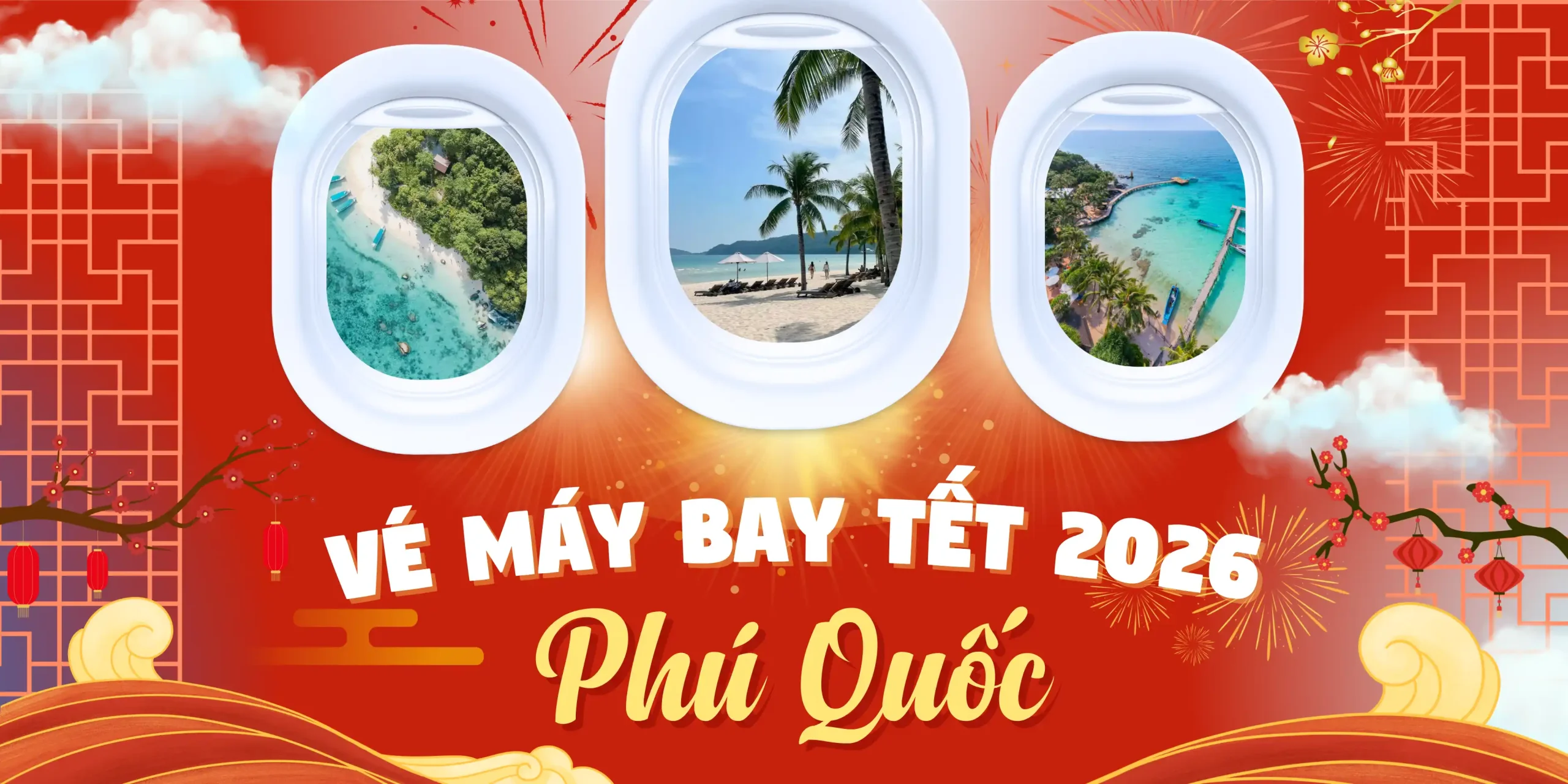 Vé máy bay Tết đi Phú Quốc giá rẻ chỉ từ 299.000VNĐ