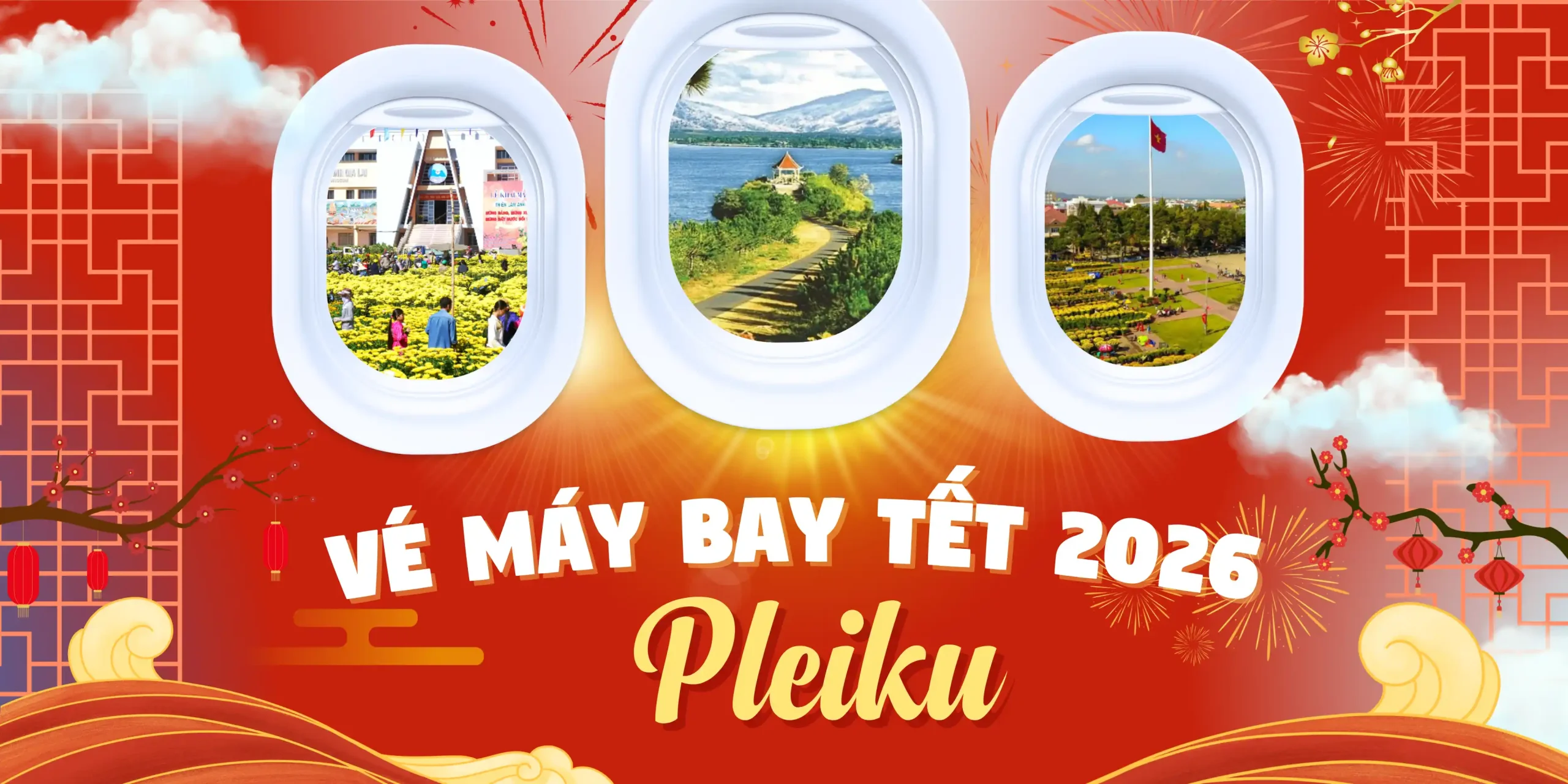 Vé máy bay Tết đi Pleiku, chuyến bay trở về yêu thương