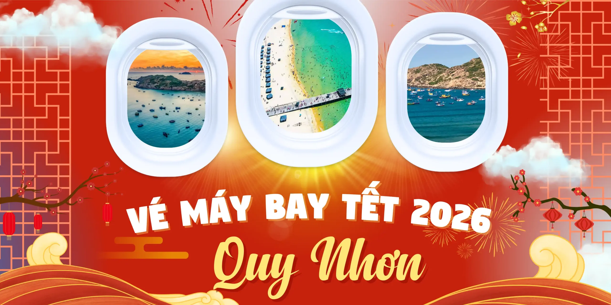Vé máy bay Tết đi Quy Nhơn giá rẻ chỉ từ 990.000 VNĐ