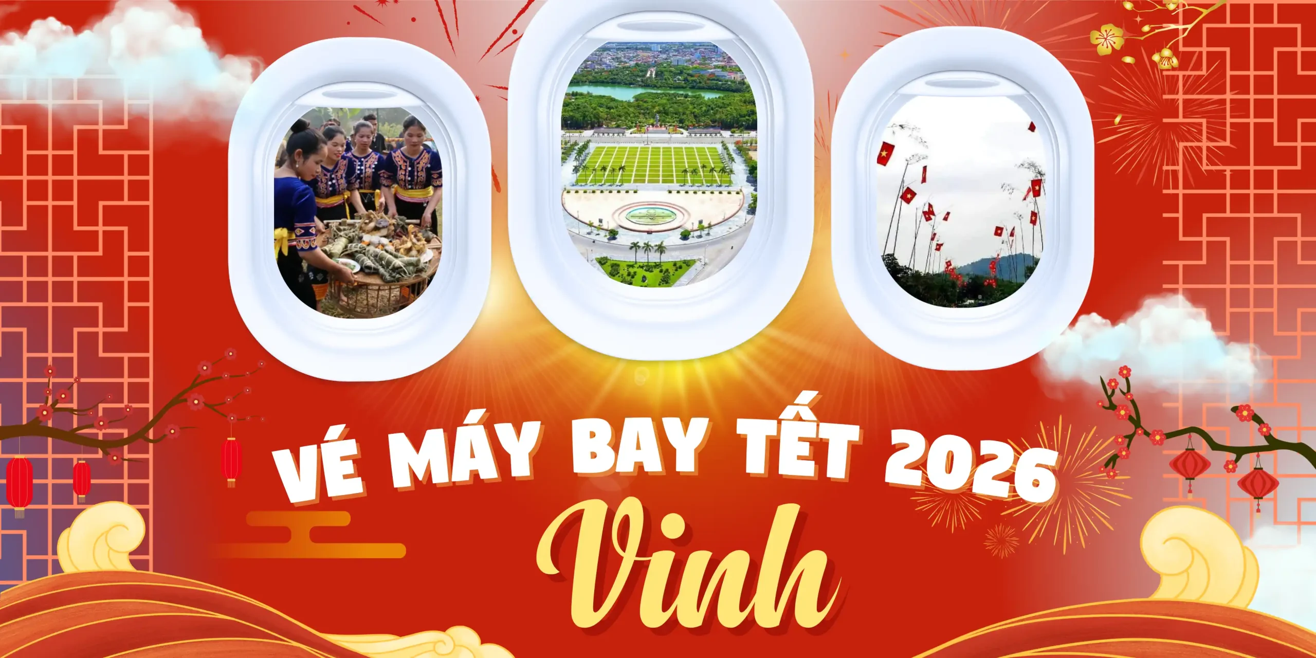 Vé máy bay Tết đi Vinh, tấm vé đoàn viên