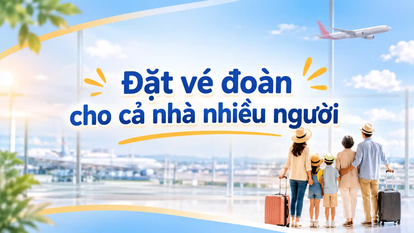 Đặt vé đoàn cho cả nhà nhiều người giá tốt