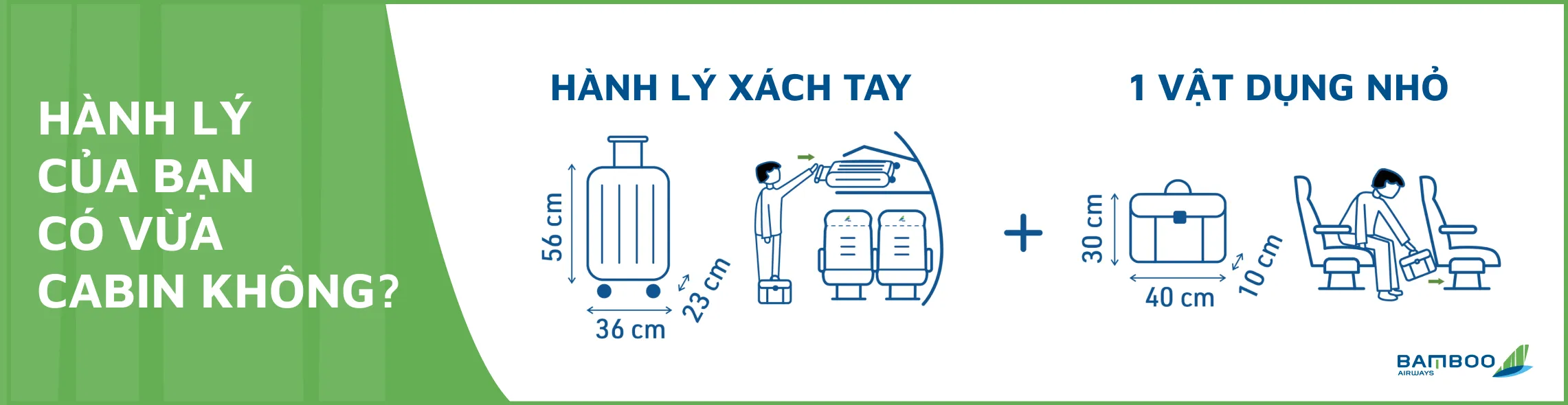 Quy định hành lý xách tay của Bamboo Airways