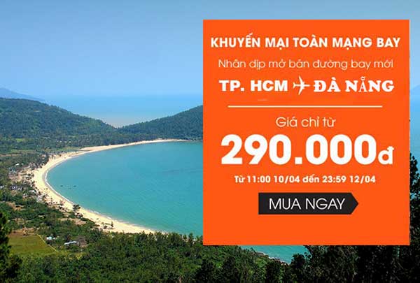 Vé máy bay đi Đà Nẵng tháng 5 chỉ 290K