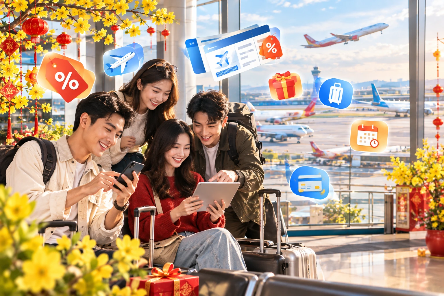 Những ưu đãi khó bỏ qua của các hãng bay lớn