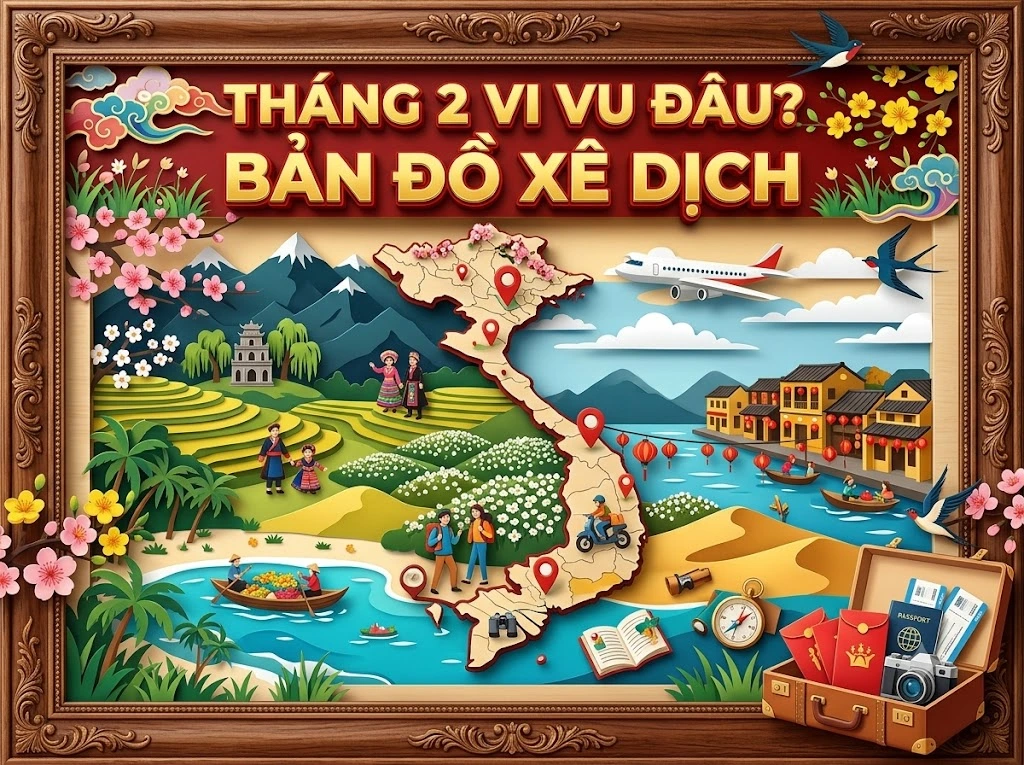 Tháng 2 vi vu đâu cho “đúng điệu”? Bản đồ xê dịch cho những đôi chân thích khám