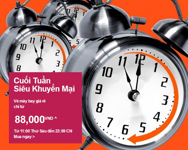 Cuối tuần săn vé máy bay khuyến mãi 88.000 đồng Pacific Airlines
