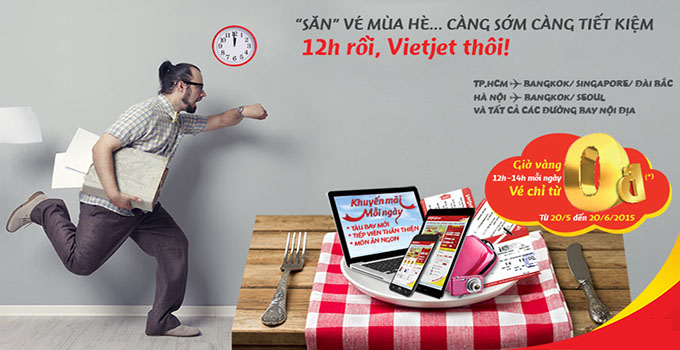 vé máy bay Vietjet Air
