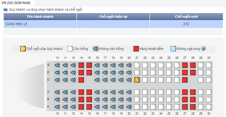 check in online Vietnam Airlines