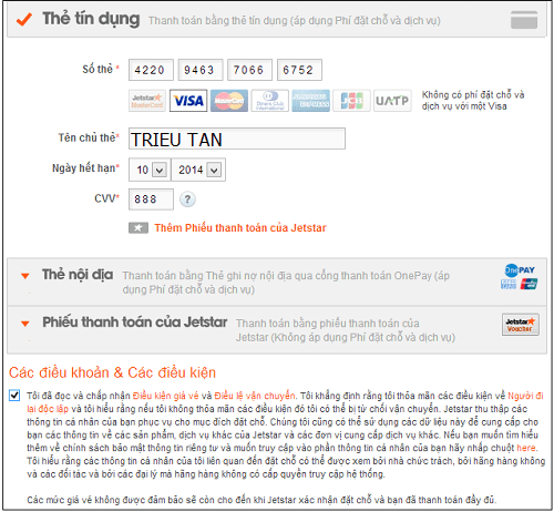 check in online Pacific Airlines 7
