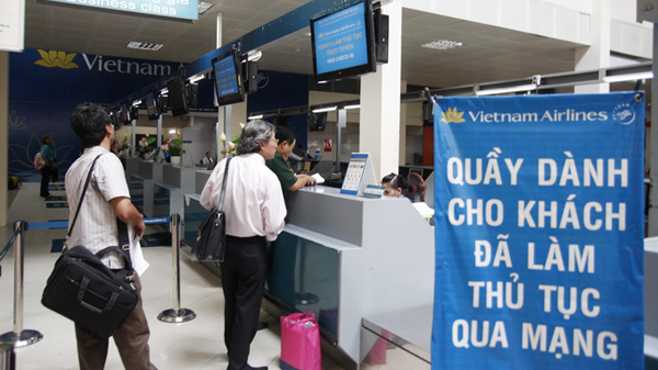 Hướng dẫn làm thủ tục đi máy bay Vietnam Airlines