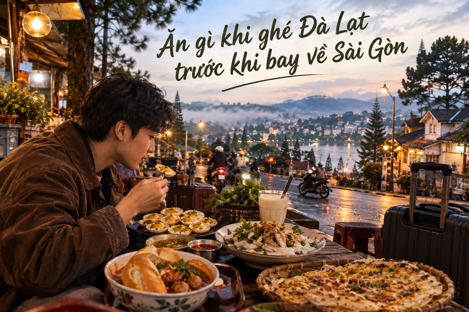 Ghé Đà Lạt, thưởng thức đặc sản ngon rồi thong thả bay về Sài Gòn.
