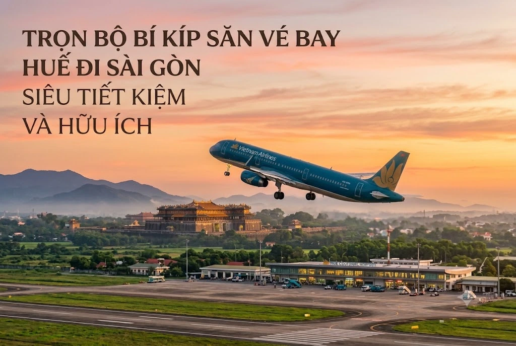 Trọn Bộ Bí Kíp Săn Vé Bay Huế Đi Sài Gòn Siêu Tiết Kiệm Và Hữu Ích