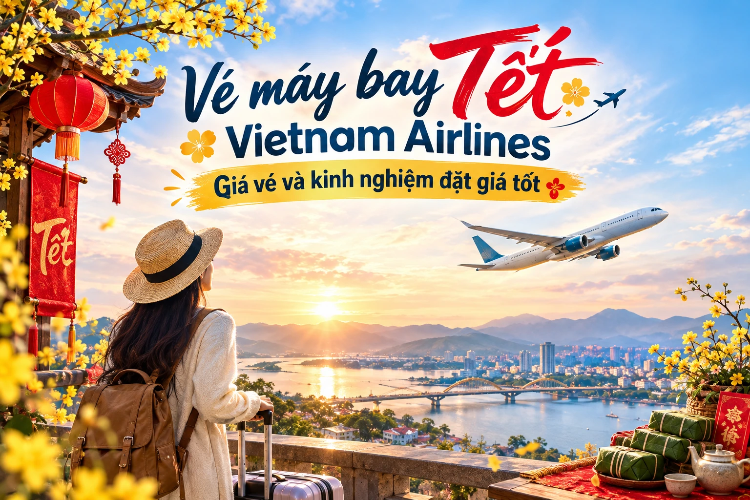 Vé máy bay Tết Vietnam Airlines, giá vé và kinh nghiệm đặt giá tốt