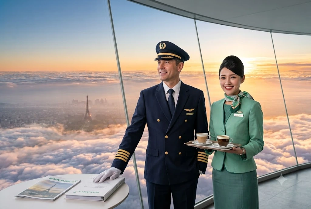 Hãng bay quốc tế và niềm tự hào của Eva Airlines