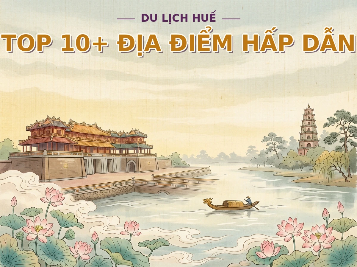 Top 10+ địa điểm du lịch Huế hấp dẫn