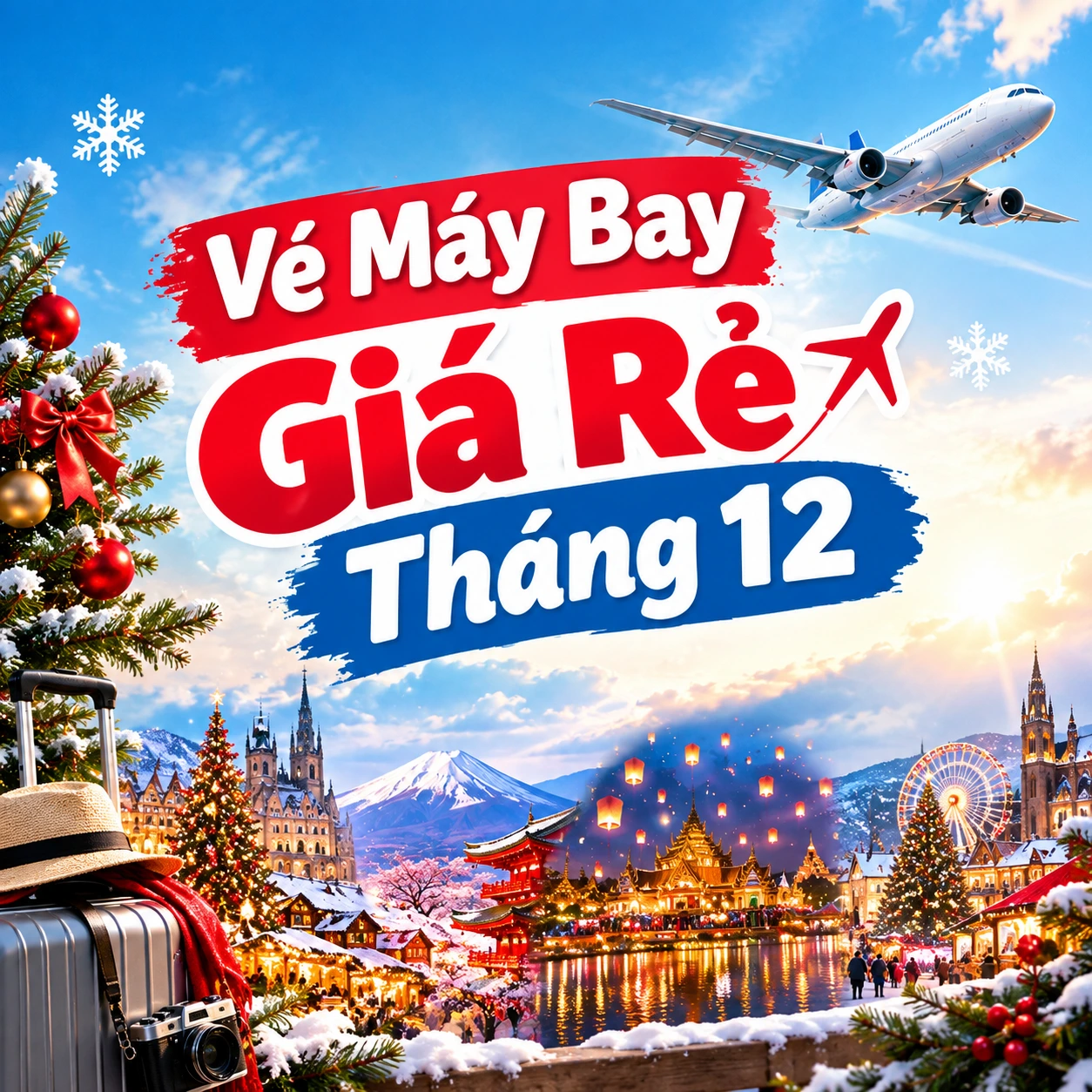Vé Máy Bay Giá Rẻ Tháng 12, Hành Trình Của Những Lễ Hội