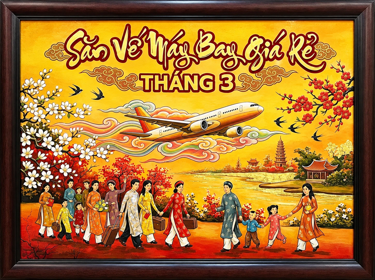 Săn vé máy bay giá rẻ tháng 3