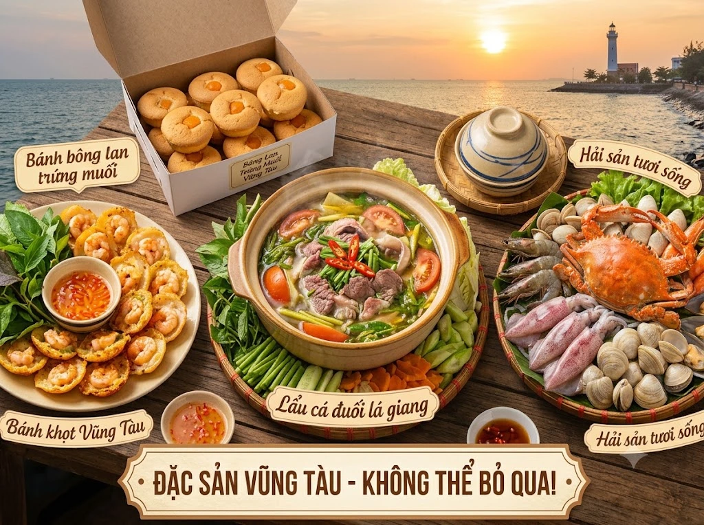 Đến Vũng Tàu, đừng quên nuông chiều vị giác bằng những món ăn đậm vị Vũng Tàu này