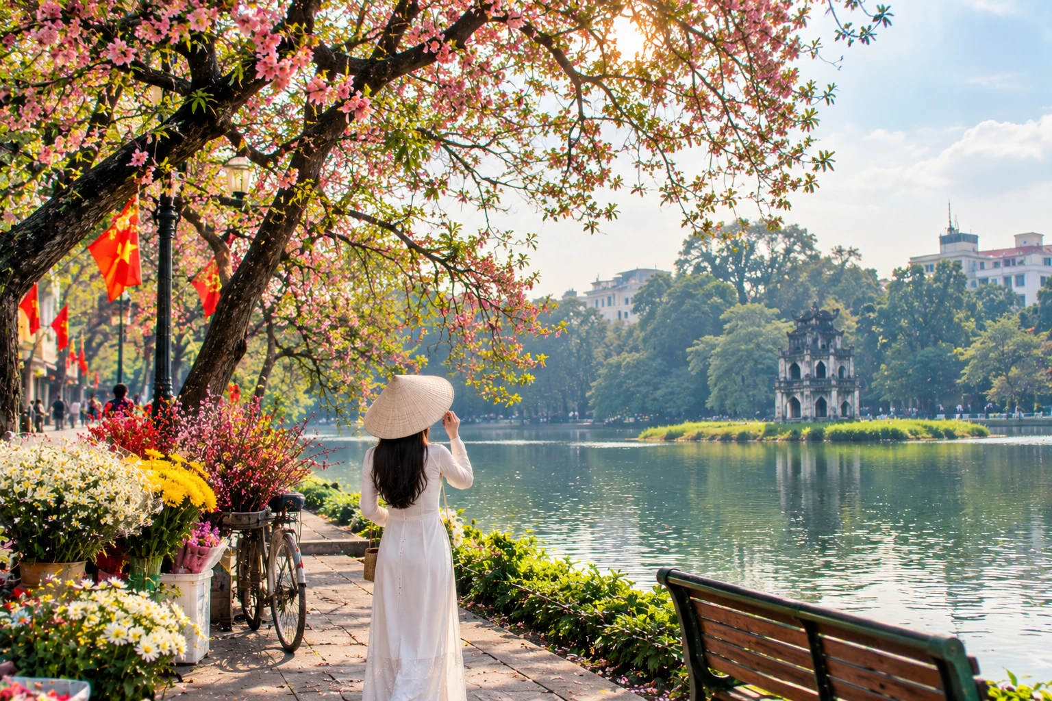 Hà Nội đầu xuân mang nét cuốn hút riêng với phố cổ trầm mặc, hồ Gươm yên bình