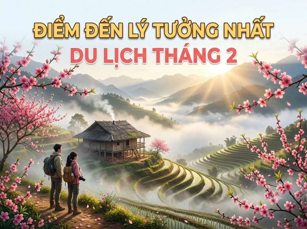 Tháng 2 nên đi du lịch ở đâu ?