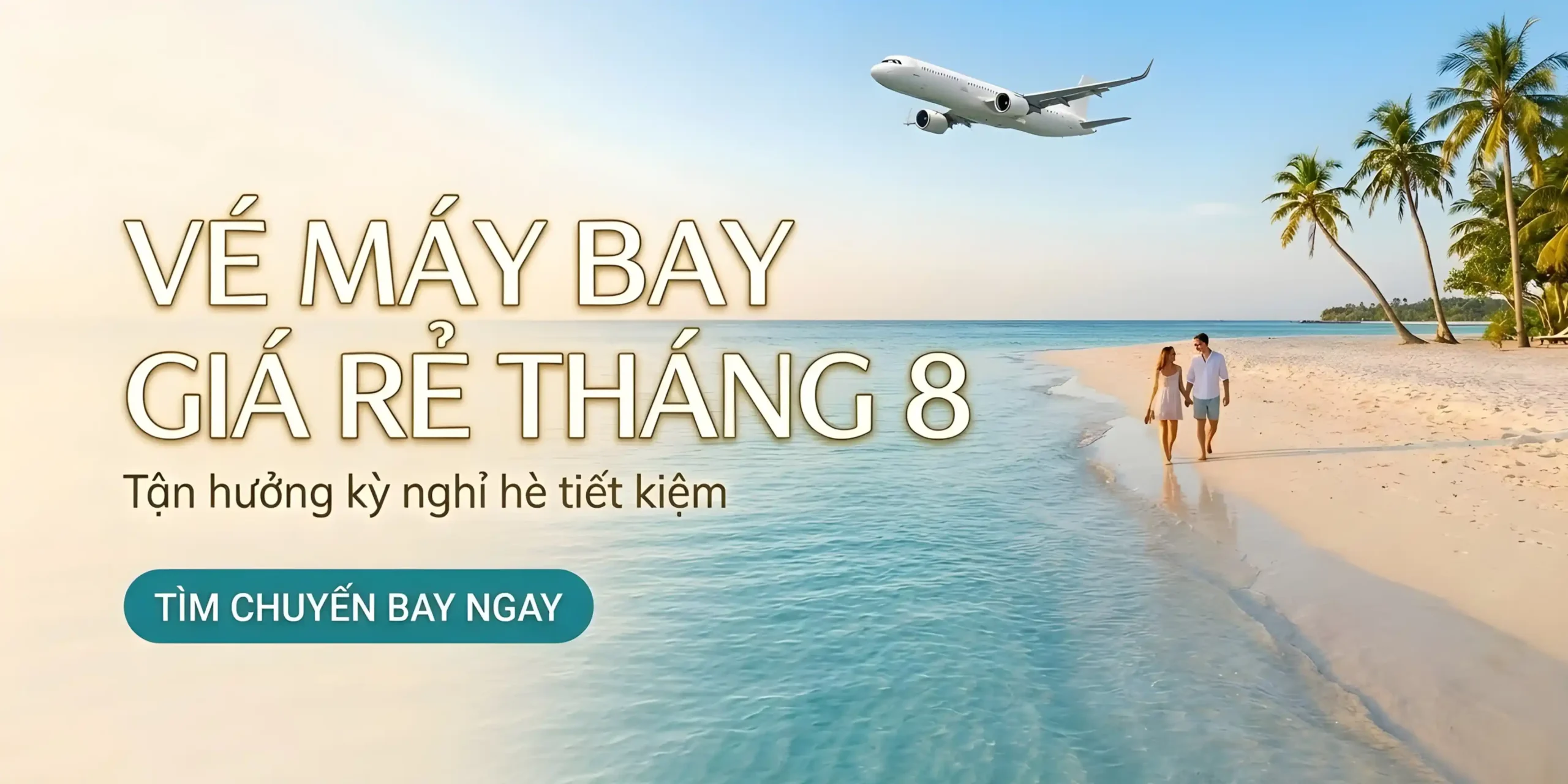 Vé máy bay giá rẻ tháng 8, tận hưởng kỳ nghỉ hè tiết kiệm