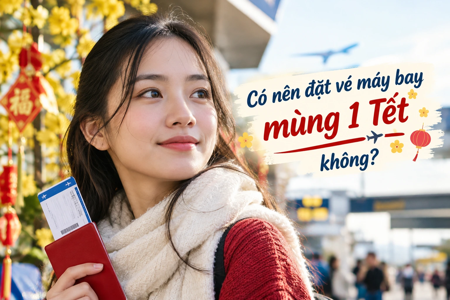 Có nên đặt vé máy bay mùng 1 Tết không?  