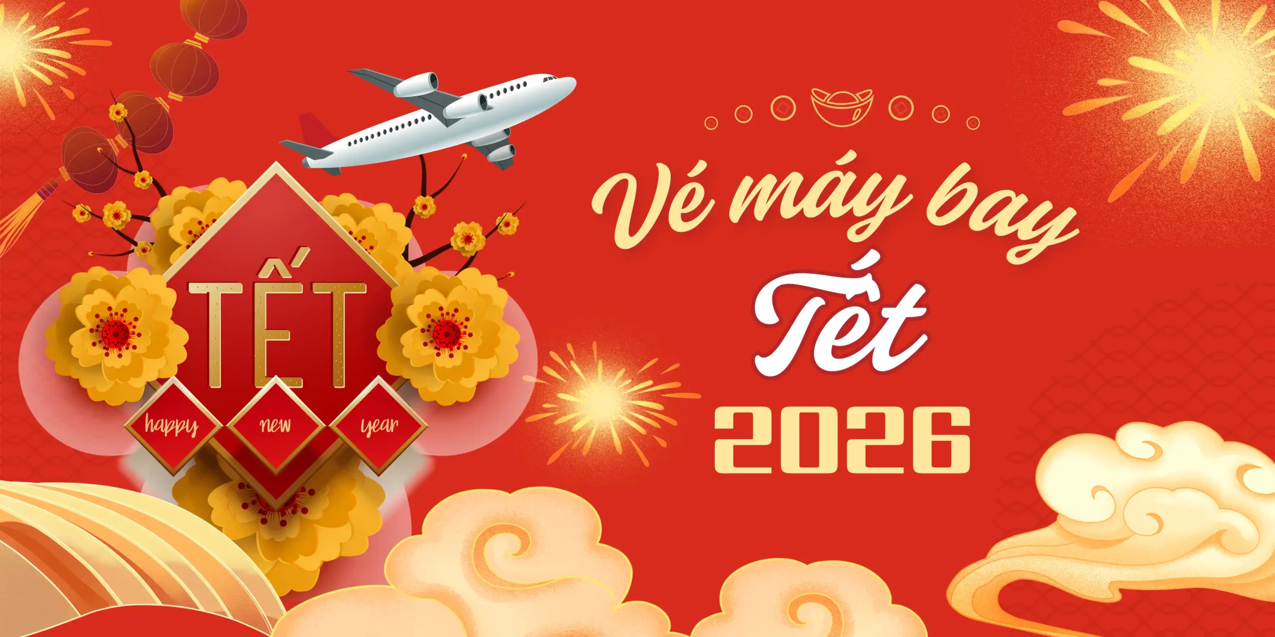 Giá vé máy bay Tết 2026, hành trình về nhà trọn vẹn yêu thương