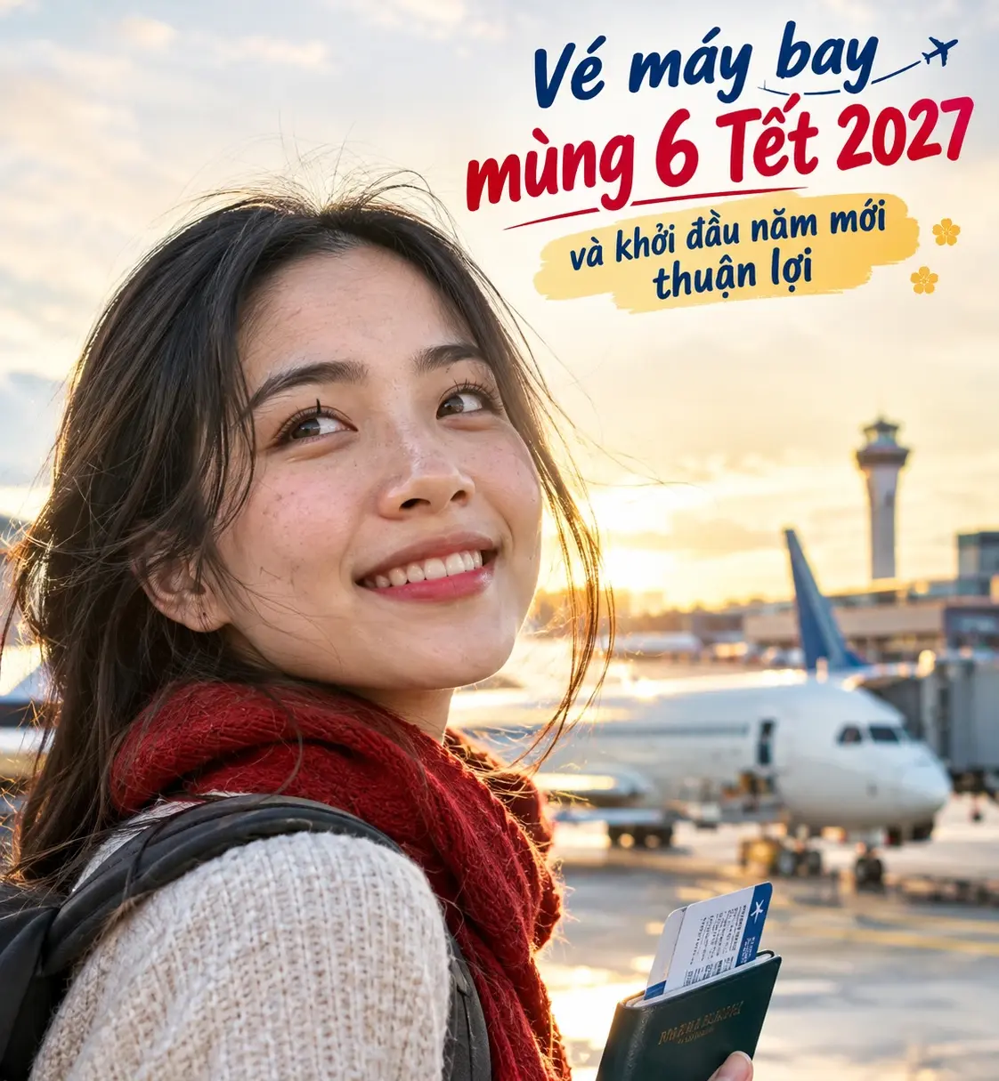 Vé máy bay mùng 6 Tết 2027 và khởi đầu năm mới thuận lợi