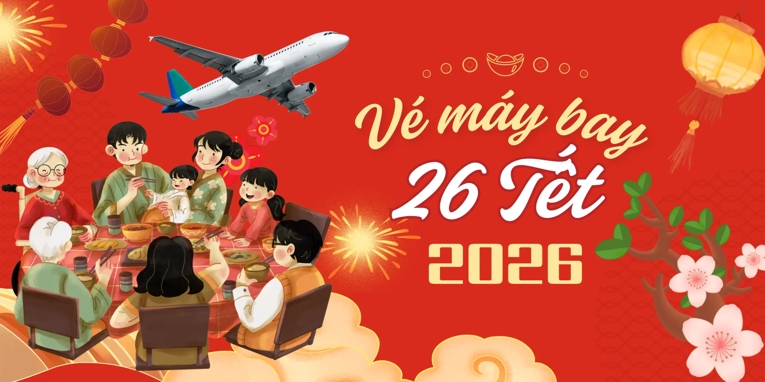 Săn vé máy bay ngày 26 Tết, khởi hành chuyến bay đoàn viên
