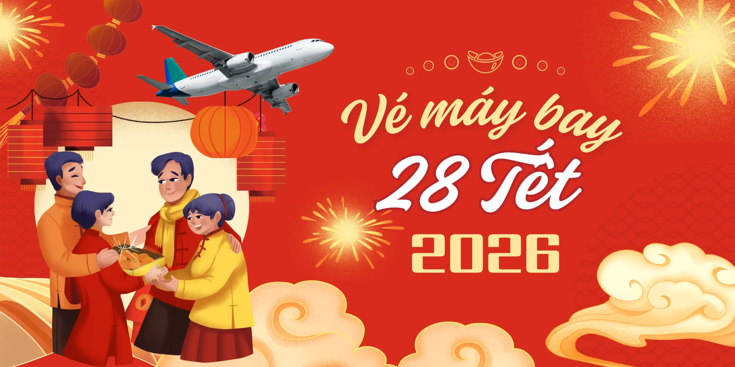 Vé máy bay ngày 28 Tết, đặt ngay để chuyến đi về quê trọn vẹn