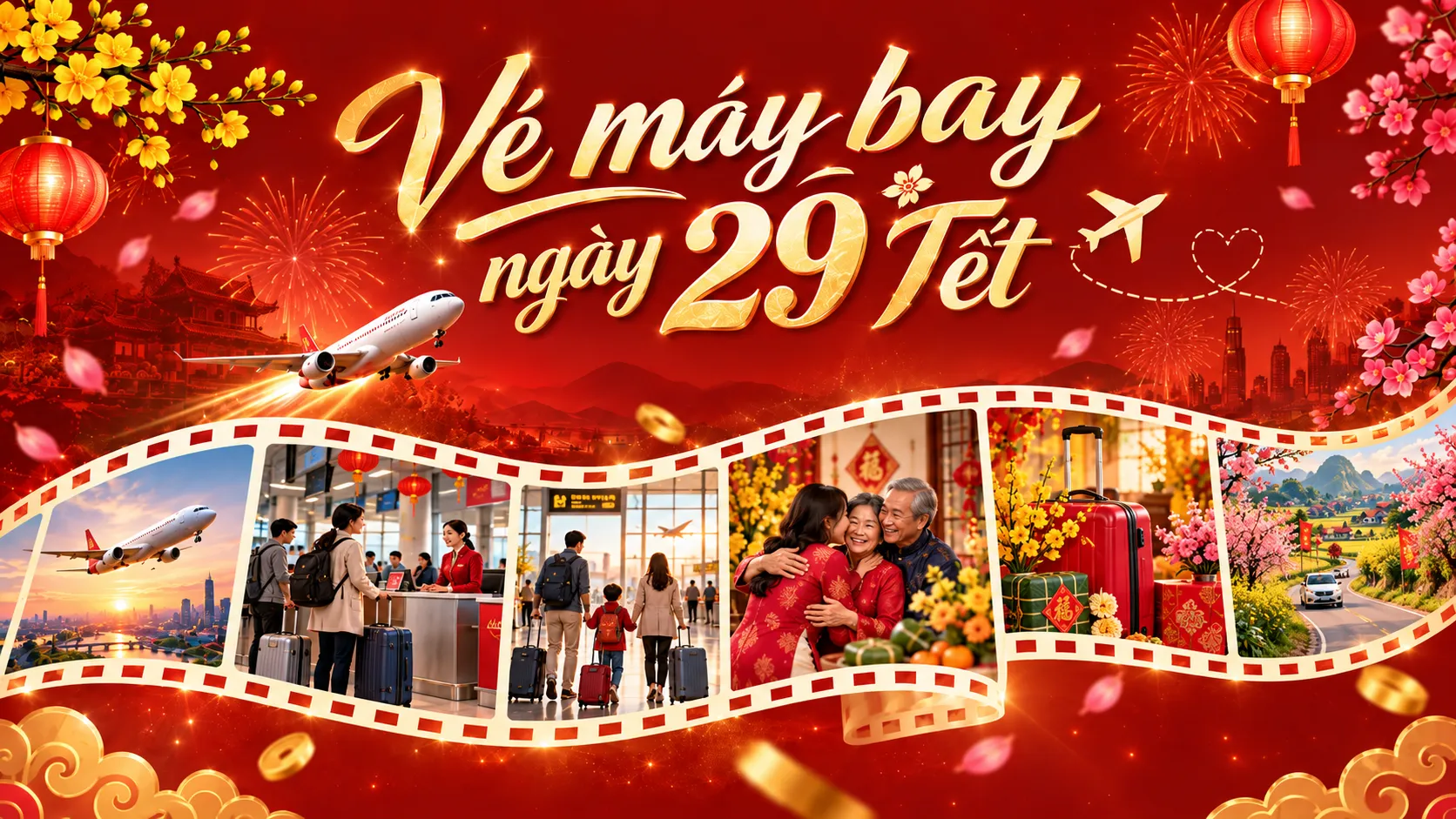 Vé máy bay ngày 29 Tết mới cập nhật