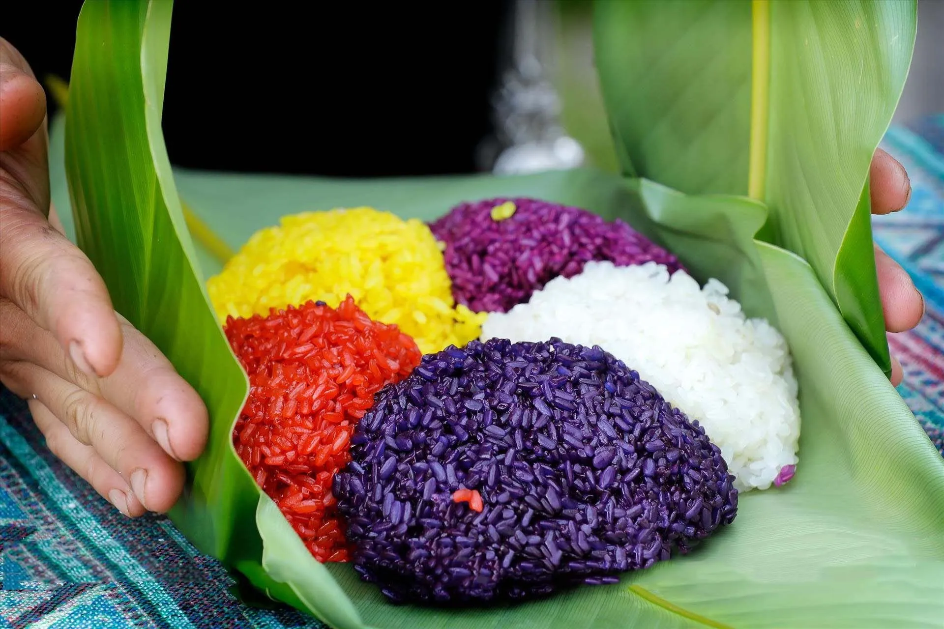 Xôi ngũ sắc giản dị mà đầy mê hoặc, từng miếng xôi đều là nét văn hóa vùng cao.