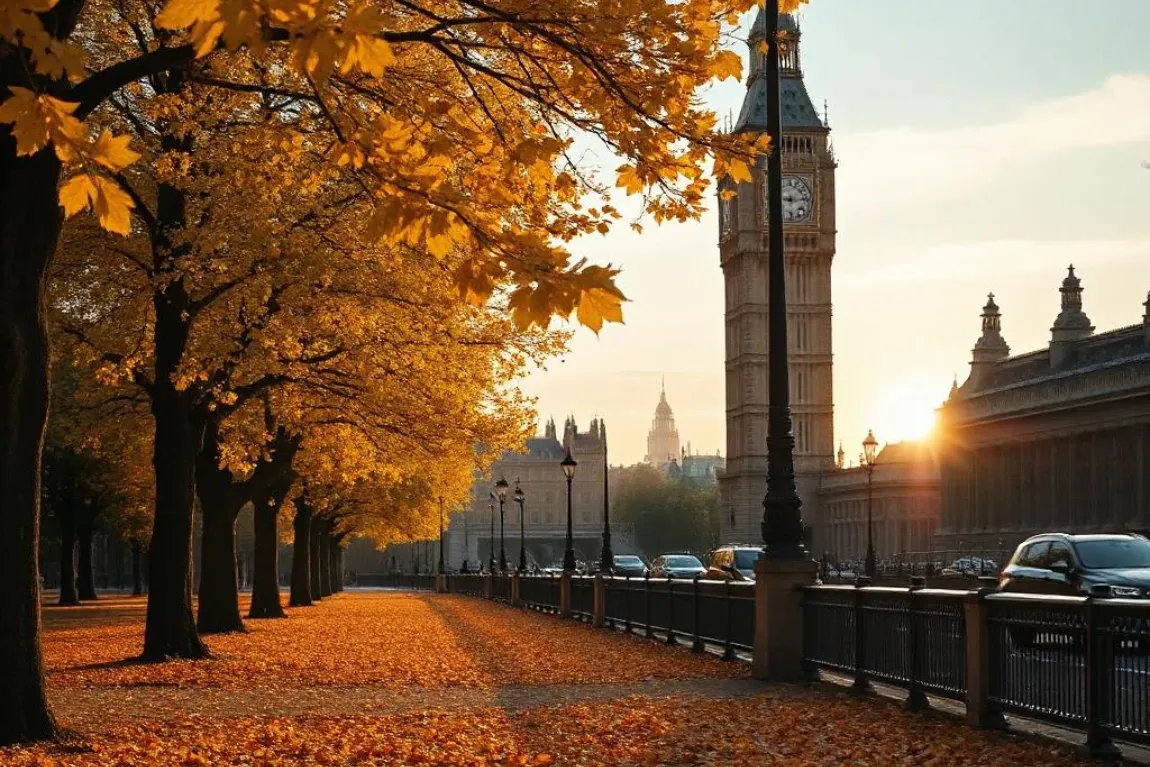 London mùa thu rực sắc lá vàng mang lại cảm giác dịu êm và đầy hoài niệm.