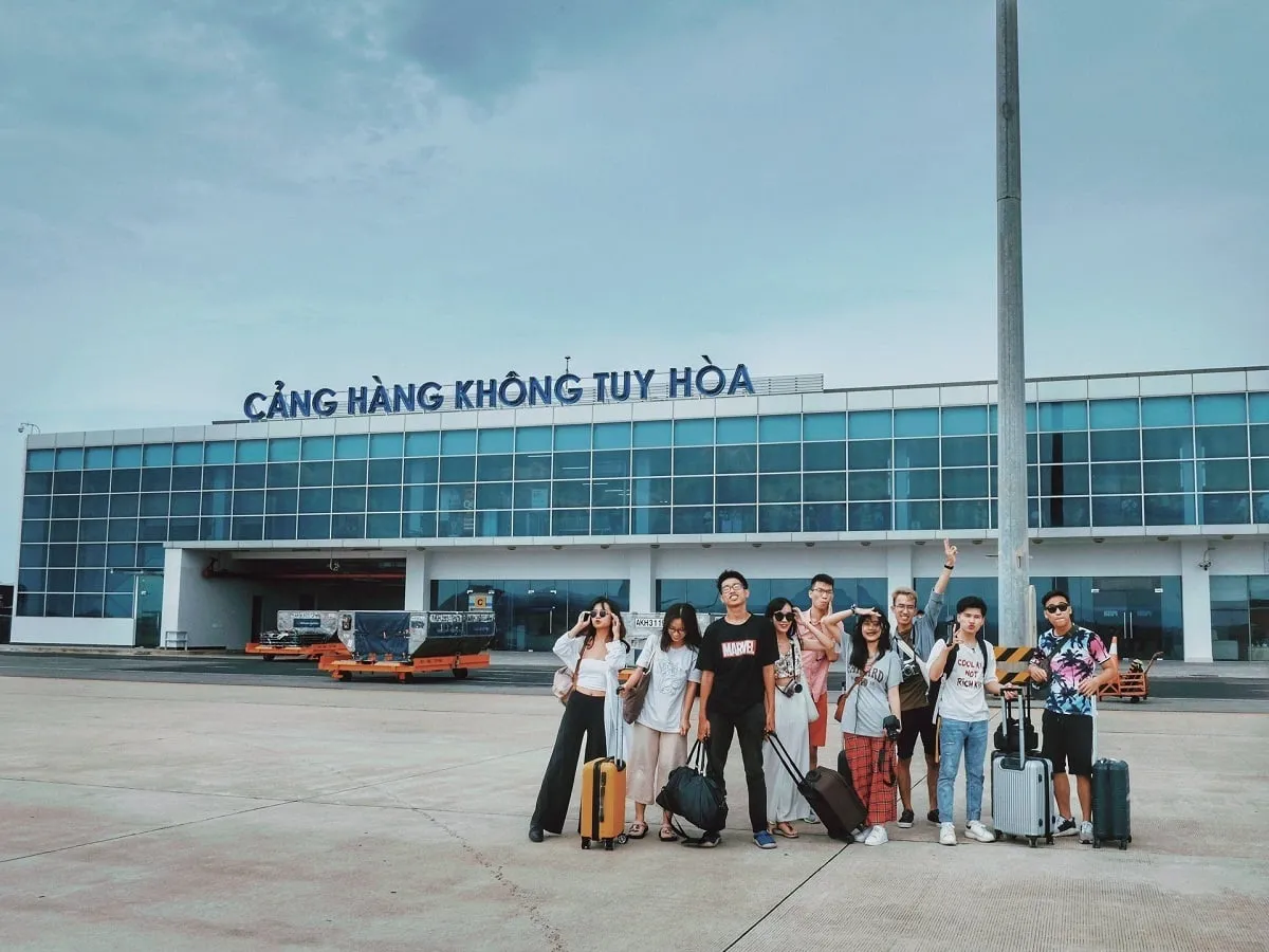 Từ sân bay Tuy Hòa dễ dàng di chuyển về trung tâm Phú Yên