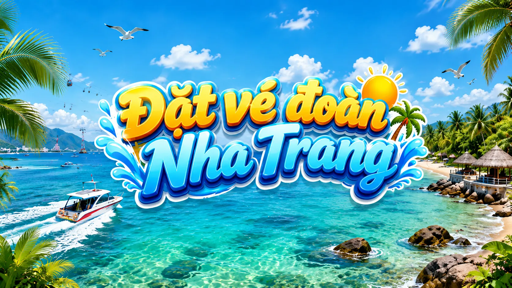 Dịch vụ đặt vé đoàn đi Nha Trang trọn gói cho công ty và gia đình