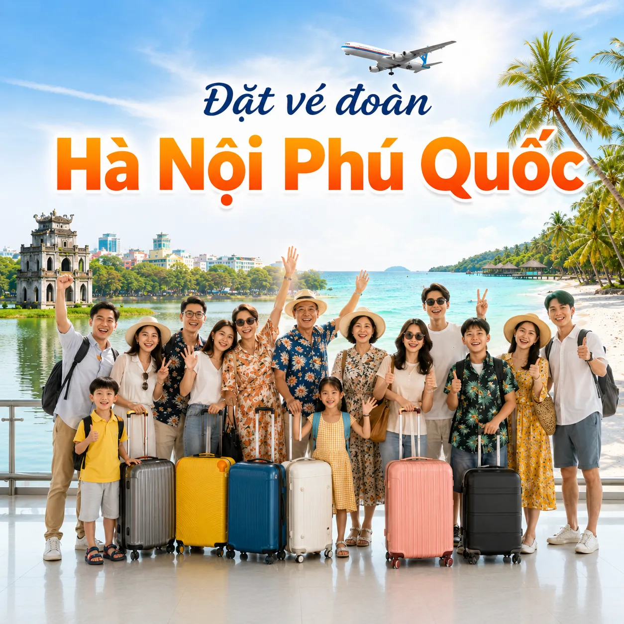 Đặt vé đoàn Phú Quốc Hà Nội giá rẻ