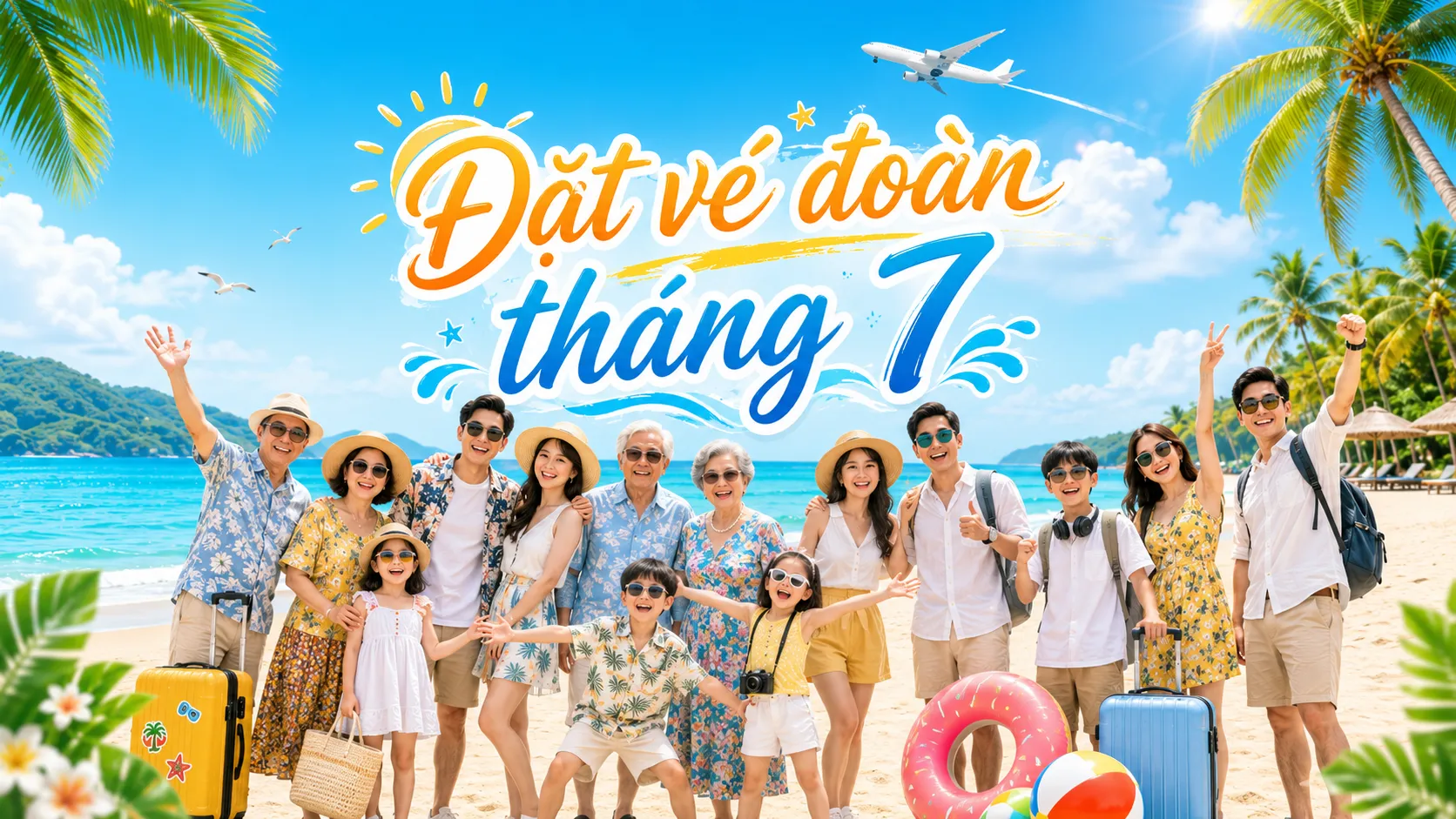 Đặt vé đoàn tháng 7 cho kỳ nghỉ hè ngay hôm nay