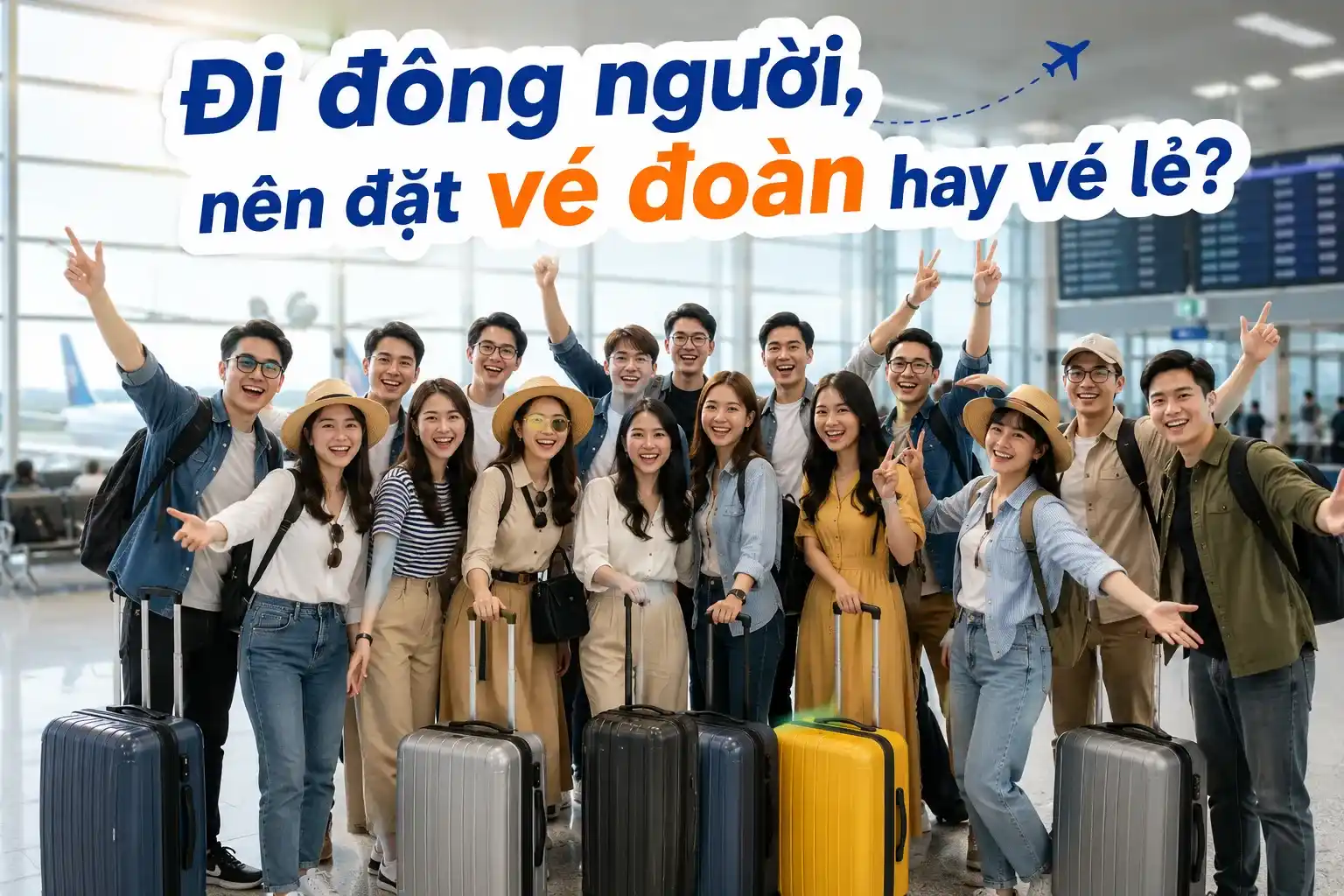 Đi đông người, nên đặt vé đoàn hay vé lẻ?