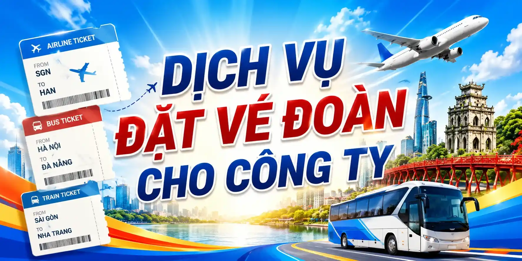 Dịch vụ đặt vé đoàn cho công ty
