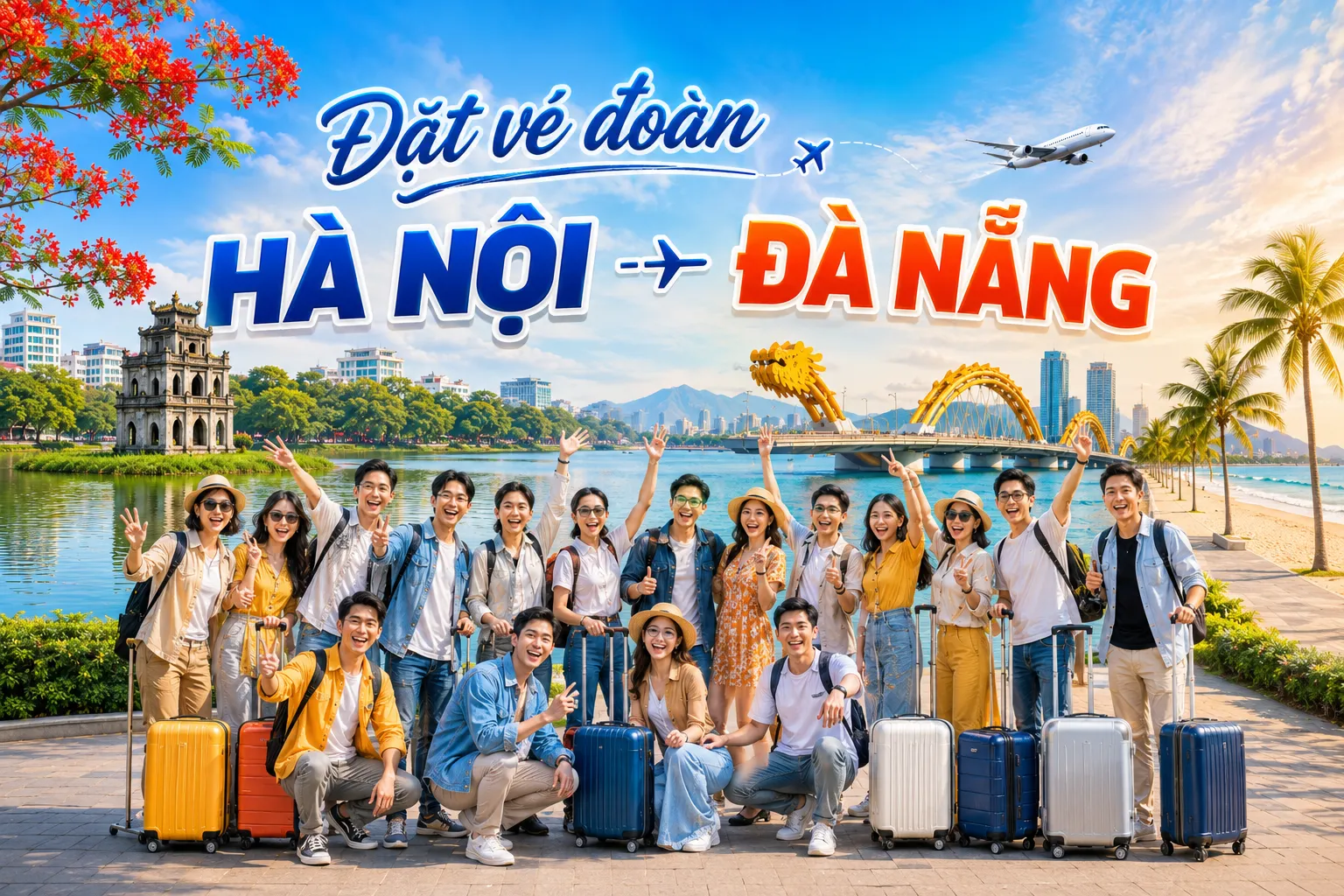 Đặt vé đoàn Hà Nội Đà Nẵng